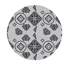 Abstract Pattern Geometric Backgrounds   Mini Round Pill Box (pack Of 5)