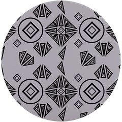 Abstract Pattern Geometric Backgrounds   Uv Print Round Tile Coaster