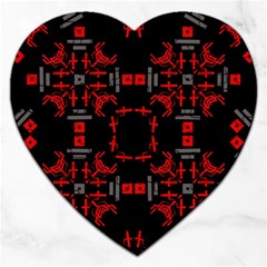 Abstract Pattern Geometric Backgrounds   Jigsaw Puzzle (heart) by Eskimos