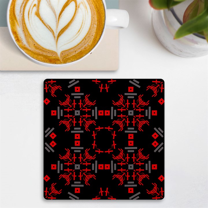 Abstract pattern geometric backgrounds   UV Print Square Tile Coaster 