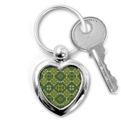 Abstract Pattern Geometric Backgrounds   Key Chain (heart) by Eskimos