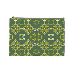 Abstract Pattern Geometric Backgrounds   Cosmetic Bag (large) by Eskimos