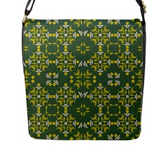 Abstract Pattern Geometric Backgrounds   Flap Closure Messenger Bag (l) by Eskimos