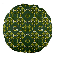 Abstract Pattern Geometric Backgrounds   Large 18  Premium Flano Round Cushions by Eskimos