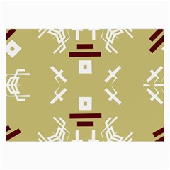 Abstract Pattern Geometric Backgrounds   Large Glasses Cloth (2 Sides) by Eskimos