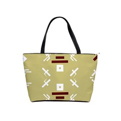 Abstract Pattern Geometric Backgrounds   Classic Shoulder Handbag by Eskimos