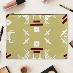 Abstract Pattern Geometric Backgrounds   Cosmetic Bag (xl) by Eskimos