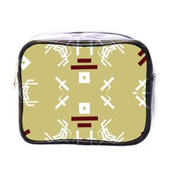 Abstract Pattern Geometric Backgrounds   Mini Toiletries Bag (one Side) by Eskimos