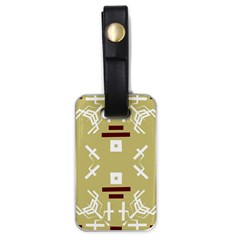 Abstract Pattern Geometric Backgrounds   Luggage Tag (one Side) by Eskimos