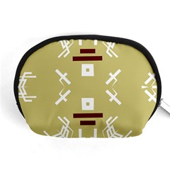 Abstract Pattern Geometric Backgrounds   Accessory Pouch (medium) by Eskimos