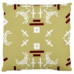 Abstract Pattern Geometric Backgrounds   Standard Flano Cushion Case (two Sides) by Eskimos