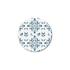 Abstract pattern geometric backgrounds   Golf Ball Marker