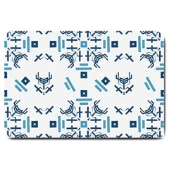 Abstract pattern geometric backgrounds   Large Doormat 