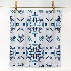 Abstract pattern geometric backgrounds   Face Towel