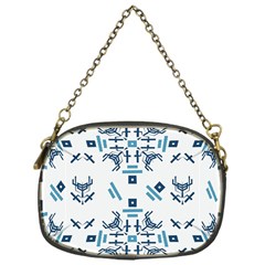 Abstract pattern geometric backgrounds   Chain Purse (One Side)