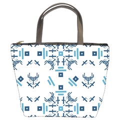 Abstract pattern geometric backgrounds   Bucket Bag