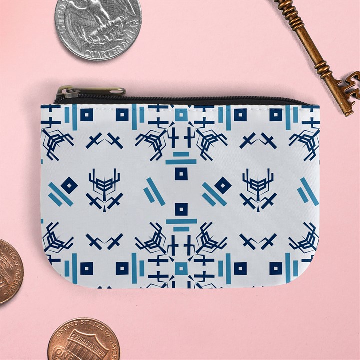 Abstract pattern geometric backgrounds   Mini Coin Purse