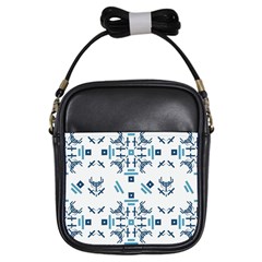 Abstract pattern geometric backgrounds   Girls Sling Bag