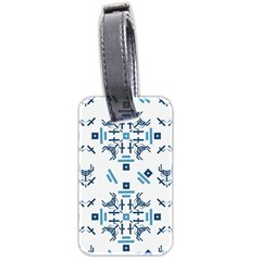 Abstract pattern geometric backgrounds   Luggage Tag (two sides)