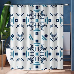 Abstract pattern geometric backgrounds   Shower Curtain 60  x 72  (Medium) 