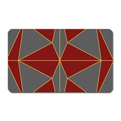 Abstract Pattern Geometric Backgrounds   Magnet (rectangular) by Eskimos