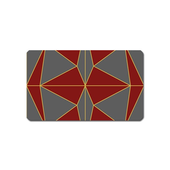 Abstract pattern geometric backgrounds   Magnet (Name Card)