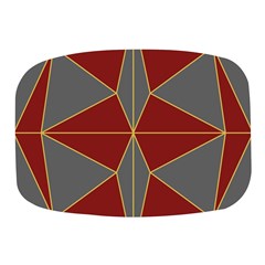 Abstract Pattern Geometric Backgrounds   Mini Square Pill Box by Eskimos