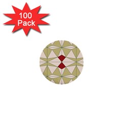 Abstract Pattern Geometric Backgrounds   1  Mini Buttons (100 Pack)  by Eskimos