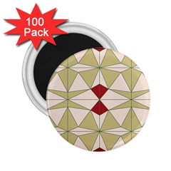 Abstract Pattern Geometric Backgrounds   2 25  Magnets (100 Pack)  by Eskimos