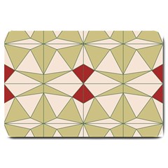 Abstract Pattern Geometric Backgrounds   Large Doormat  by Eskimos