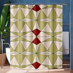 Abstract Pattern Geometric Backgrounds   Shower Curtain 60  X 72  (medium)  by Eskimos