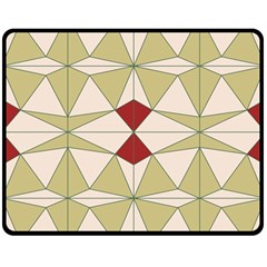 Abstract Pattern Geometric Backgrounds   Double Sided Fleece Blanket (medium)  by Eskimos