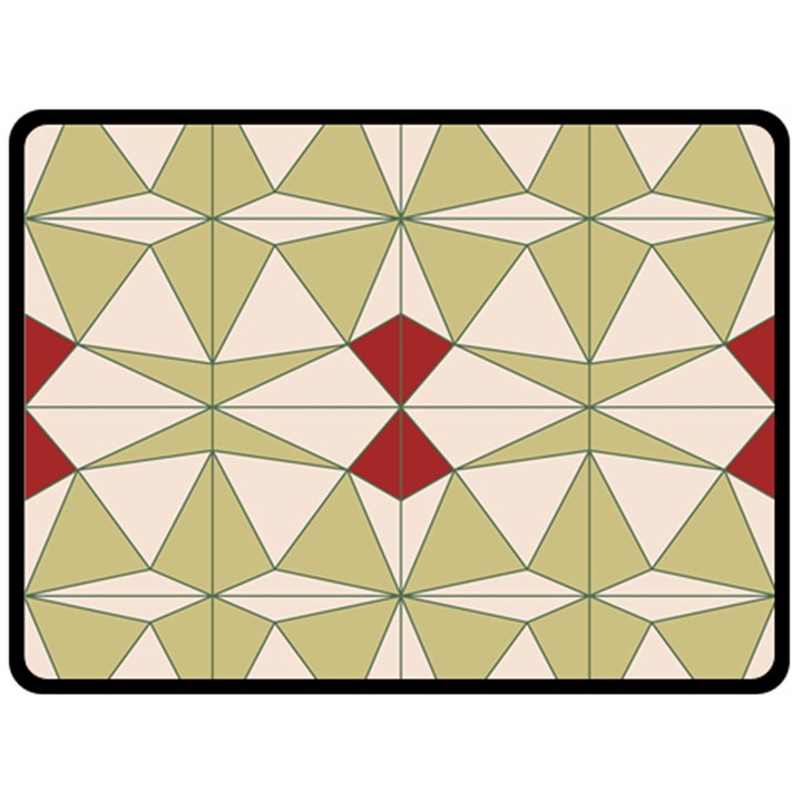 Abstract pattern geometric backgrounds   Double Sided Fleece Blanket (Large) 