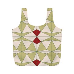 Abstract Pattern Geometric Backgrounds   Full Print Recycle Bag (m) by Eskimos