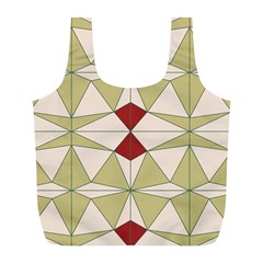 Abstract Pattern Geometric Backgrounds   Full Print Recycle Bag (l) by Eskimos