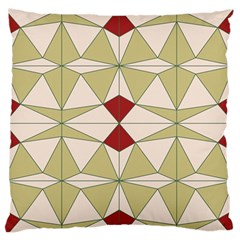 Abstract Pattern Geometric Backgrounds   Large Flano Cushion Case (one Side) by Eskimos