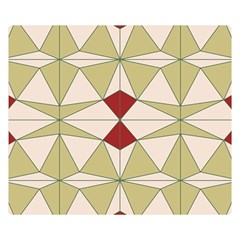 Abstract Pattern Geometric Backgrounds   Double Sided Flano Blanket (small)  by Eskimos