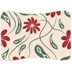  Folk Flowers Floral Art Print Flowers Abstract Art  Velour Seat Head Rest Cushion