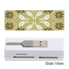 Folk Flowers Print Floral Pattern Ethnic Art Memory Card Reader (stick) by Eskimos