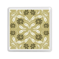 Folk Flowers Print Floral Pattern Ethnic Art Memory Card Reader (square) by Eskimos