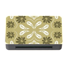 Folk Flowers Print Floral Pattern Ethnic Art Memory Card Reader With Cf by Eskimos