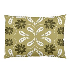 Folk Flowers Print Floral Pattern Ethnic Art Pillow Case (two Sides) by Eskimos