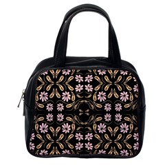 Folk Flowers Print Floral Pattern Ethnic Art Classic Handbag (one Side) by Eskimos