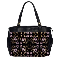 Folk Flowers Print Floral Pattern Ethnic Art Oversize Office Handbag by Eskimos