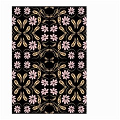 Folk Flowers Print Floral Pattern Ethnic Art Small Garden Flag (two Sides) by Eskimos