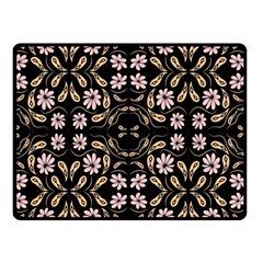 Folk Flowers Print Floral Pattern Ethnic Art Double Sided Fleece Blanket (small)  by Eskimos