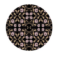 Folk Flowers Print Floral Pattern Ethnic Art Mini Round Pill Box (pack Of 3) by Eskimos