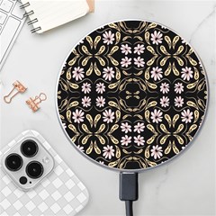 Folk Flowers Print Floral Pattern Ethnic Art Wireless Charger by Eskimos