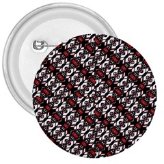 Linear Geometric Modern Pattern 3  Buttons by dflcprintsclothing