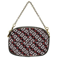 Linear Geometric Modern Pattern Chain Purse (one Side) by dflcprintsclothing